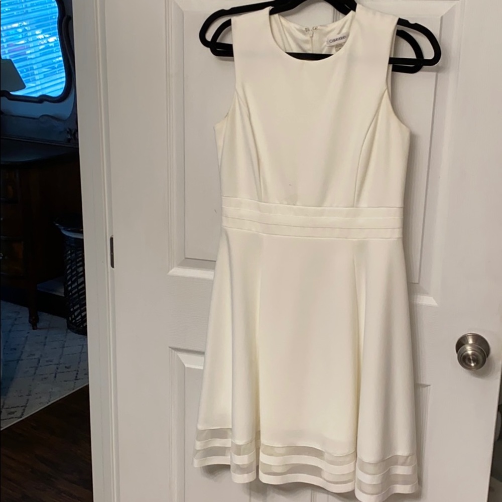 Ivory Calvin Kline dress